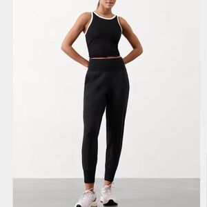 Athleta Venice High Rise Stretch Jogger Black Size Large